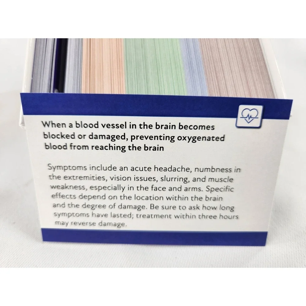 Test‎ Prep Books EMT Flash Cards Emergency Medicine Exam Preparation English
